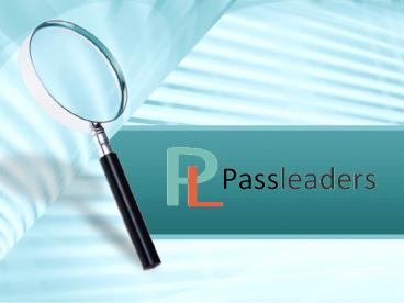 Passleader 70-413 Study Material