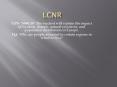 LCNR PowerPoint PPT Presentation