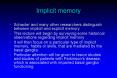 Implicit memory PowerPoint PPT Presentation