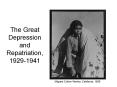 The Great Depression and Repatriation, 1929-1941 PowerPoint PPT Presentation