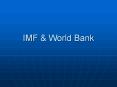 IMF PowerPoint PPT Presentation
