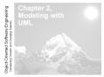 Chapter 2, Modeling with UML PowerPoint PPT Presentation