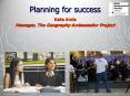 Planning for success  Kate Amis Manager, The Geography Ambassador Project PowerPoint PPT Presentation