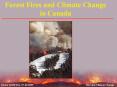 Forest Fires and Climate Change in Canada PowerPoint PPT Presentation