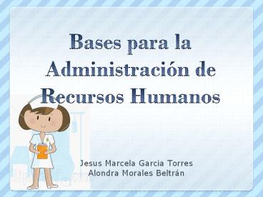 Bases para la Administraci