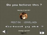 Do you believe this ?