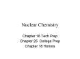 Nuclear Chemistry PowerPoint PPT Presentation
