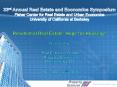 33rd Annual Real Estate and Economics Symposium Fisher Center for Real Estate and Urban Economics University of California at Berkeley PowerPoint PPT Presentation