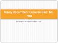 Marcy ME 709 Recumbent Exercise Bike PowerPoint PPT Presentation