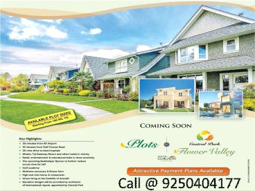 Central Park Flower Valley Plots