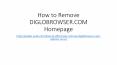 How to Remove DIGLOBROWSER.COM Homepage PowerPoint PPT Presentation