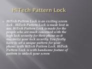 HiTech Pattern Lock