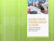 London Arrival Transfer