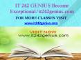 IT 242 GENIUS Become Exceptional/it242genius.com PowerPoint PPT Presentation