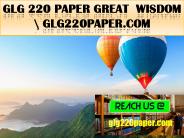 GLG 220 PAPER Great  Wisdom \ glg220paper.com