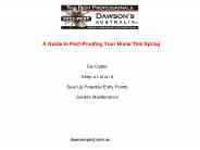 A Guide to Pest-Proofing Your Home This Spring