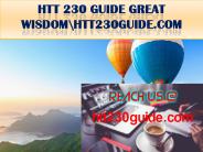 HTT 230 GUIDE GREAT WISDOM\htt230guide.com