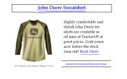 John deere sweatshirt