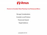 Factors to Consider When Planning Your Restaurant Menu PowerPoint PPT Presentation