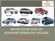 Book Your Taxi in Udaipur Through Online