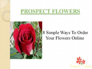 Tricks for ordering wholesale flowers online