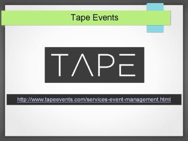 Benefits of Event to Grow Small Businesses - Tape Events