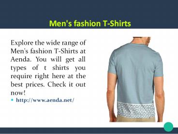 Men's fashion T-Shirts
