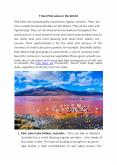 7 Best Pink Lakes in the World PowerPoint PPT Presentation