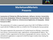 Automotive IoT Market Global Technology And Analysis