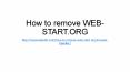How to remove WEB-START.ORG PowerPoint PPT Presentation