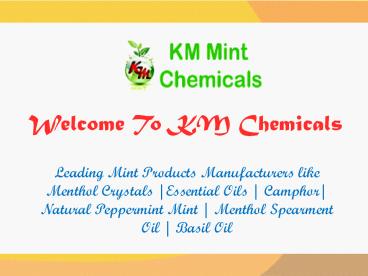 Camphor Manufacturers (9)