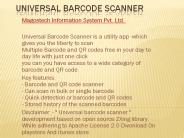 Universal Barcode Scanner app for free