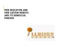 Free education and free custom website and its beneficial punches PowerPoint PPT Presentation