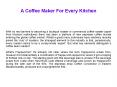 A Coffee Maker For Every Kitchen PowerPoint PPT Presentation