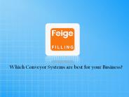 Conveyor Systems Manufacturer