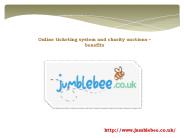 Online ticketing system and charity auctions – benefits