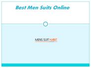Best Mens Suit Online Store