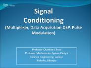 SIGNAL CONDITIONING