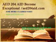 AED 204 AID Become Exceptional aed204aid.com