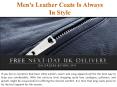 Men's Leather Coats Is Always In Style PowerPoint PPT Presentation