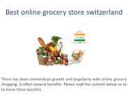 Best online grocery store switzerland