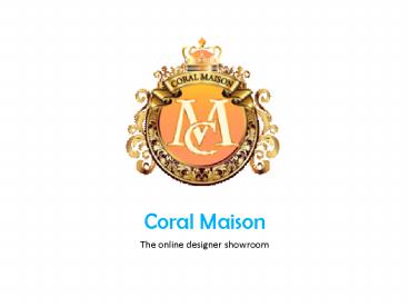 Men's Designer Clothing Online Store