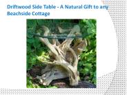 Driftwood End Table