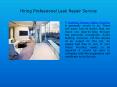 Hiring Professional Leak Repair Service PowerPoint PPT Presentation