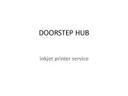 inkjet printer service - doorstep hub