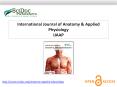 International Journal of Anatomy & Applied Physiology PowerPoint PPT Presentation