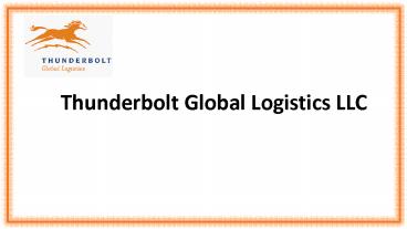 International freight forwarding and transportation. (1)