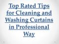 Top Rated Tips for Cleaning and Washing Curtains in Professional Way PowerPoint PPT Presentation