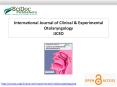 International Journal of Clinical & Experimental Otolaryngology PowerPoint PPT Presentation