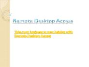 Remote Desktop Access (1)